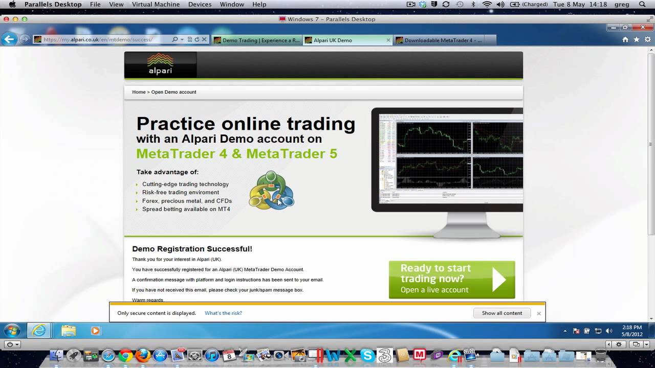 how to open a demo forex trading account